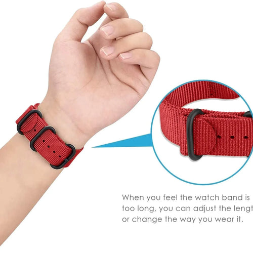 Polar Street X Nylon Buckle Strap (Red)