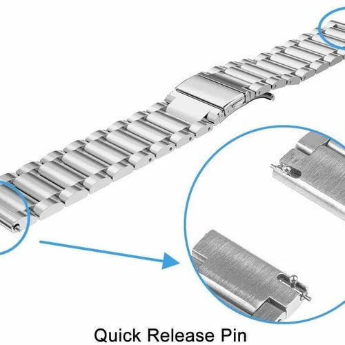 Bracelet acier Suunto 9 Peak Pro (argent)