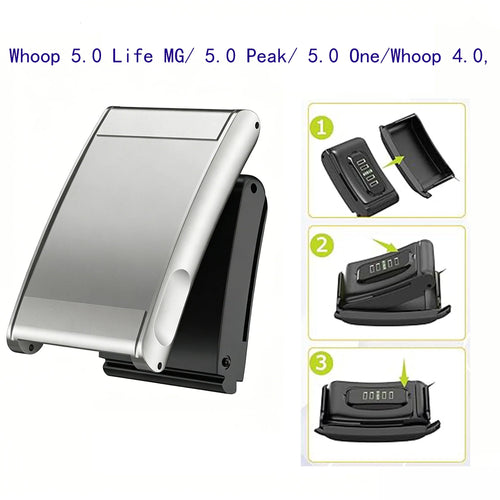 WHOOP 5.0 Steel Strap (Silver)
