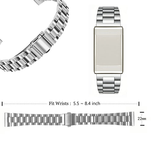 Bracelet acier WHOOP 5.0 (argent)