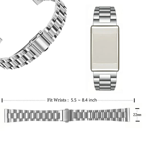 WHOOP MG Steel Strap (Silver)