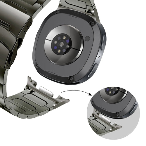Bandz Samsung Galaxy Watch 9 - 40mm Titanium Strap 'Deluxe' (Graphite)