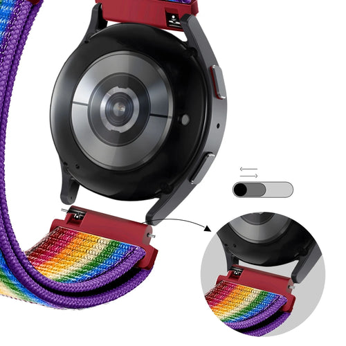 Bandz Bracelet nylon à boucle Denver SW 162 (arc-en-ciel)