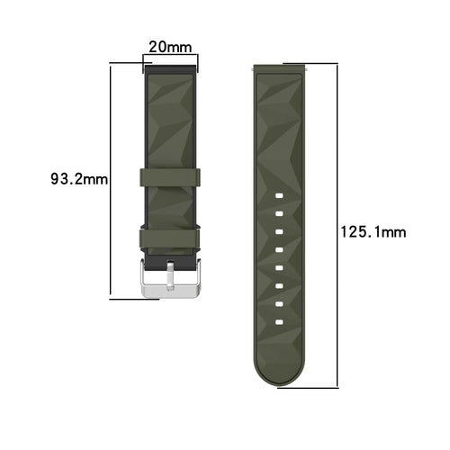 Bracelet sport diamond Xiaomi Watch S5 (vert militaire/multicolore)