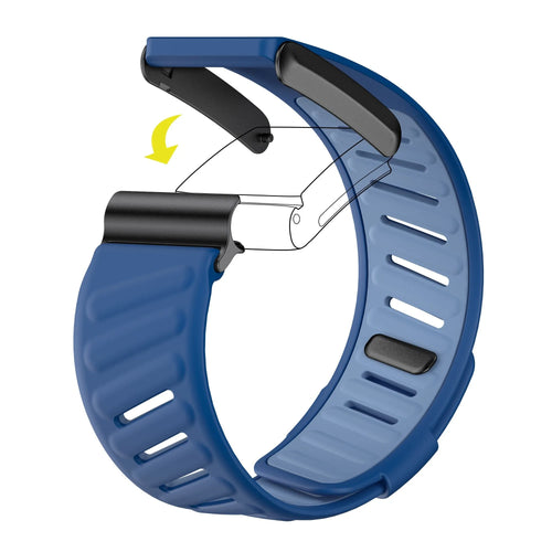 Bracelet sport compatible avec Whoop 4.0 (bleu duo)