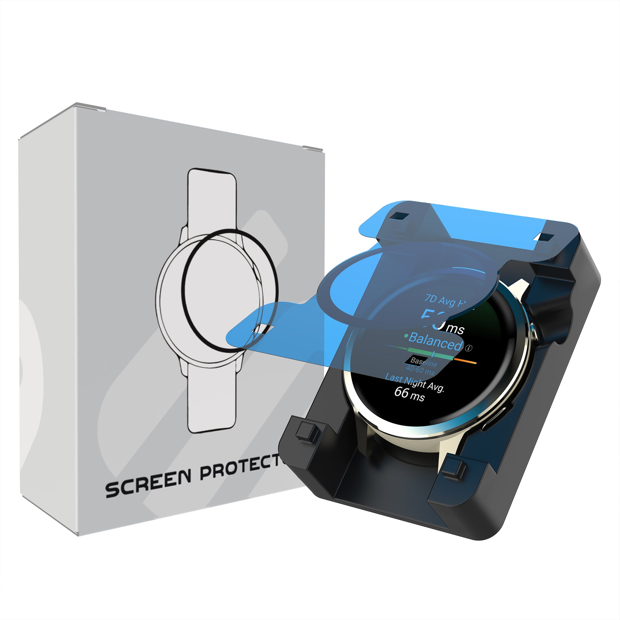 Protection d'écran avec outil de pose en un clic - Garmin Venu 4 - 41mm