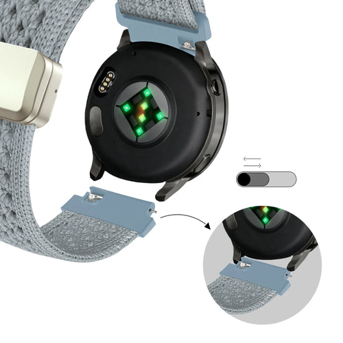 Bandz Bracelet nylon Vintage Garmin Approach S44 (bleu clair)