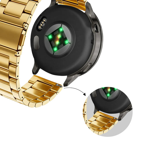 Bandz Bracelet acier 'Classic' Garmin Forerunner 70 (or)