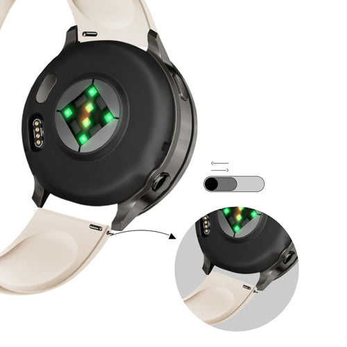Bandz Bracelet sport 'Deluxe' Garmin Vivoactive 6 (lumière stellaire)