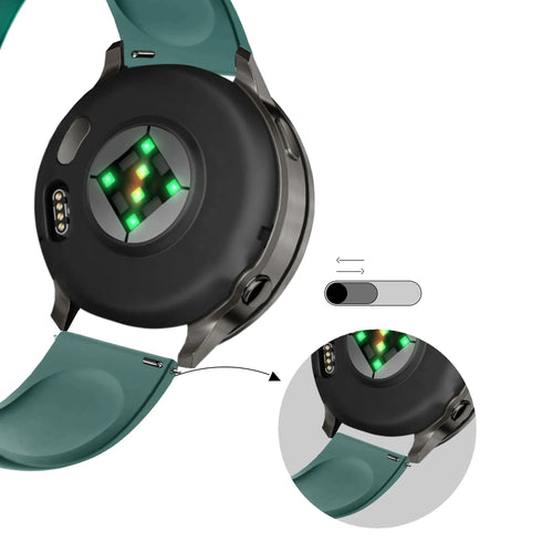 Bandz Bracelet sport 'Deluxe' Garmin Forerunner 265s (viridien)