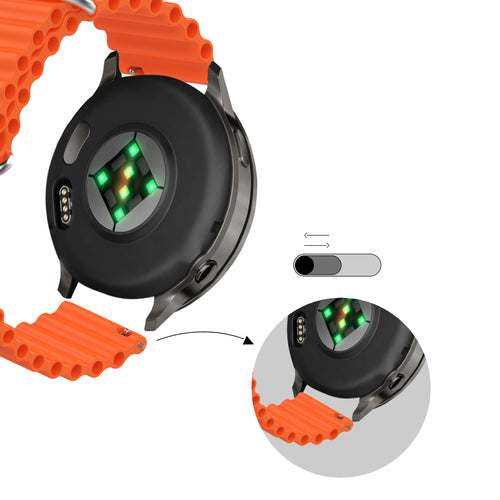 Bandz Bracelet Océan 'Classic' Garmin Forerunner 70 (orange)
