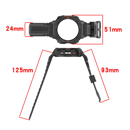 Samsung Galaxy Watch Ultra TPU Strap with Frame (Black)