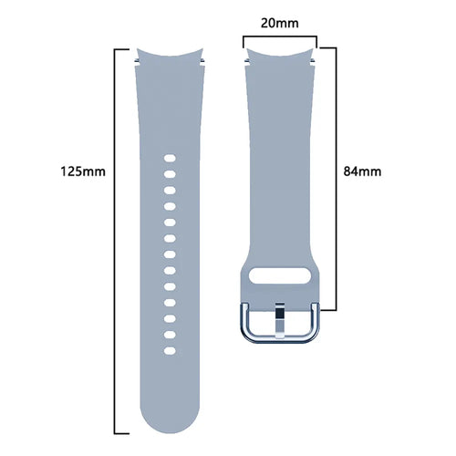 Samsung Galaxy Watch 4 - 40mm Buckled Silicone Strap (Blue)