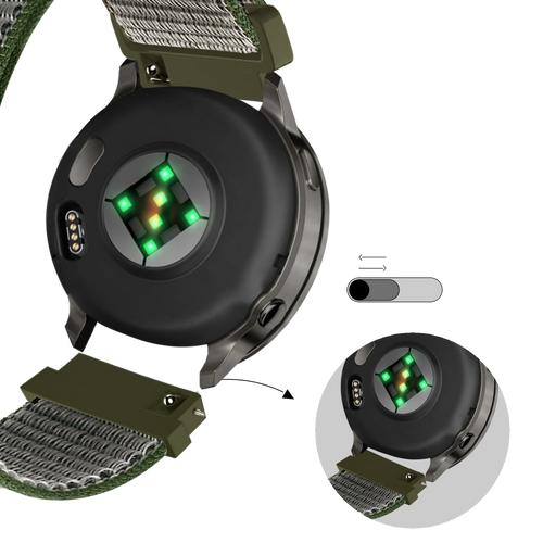 Bandz Bracelet nylon Loop Garmin Approach S42 (olive)