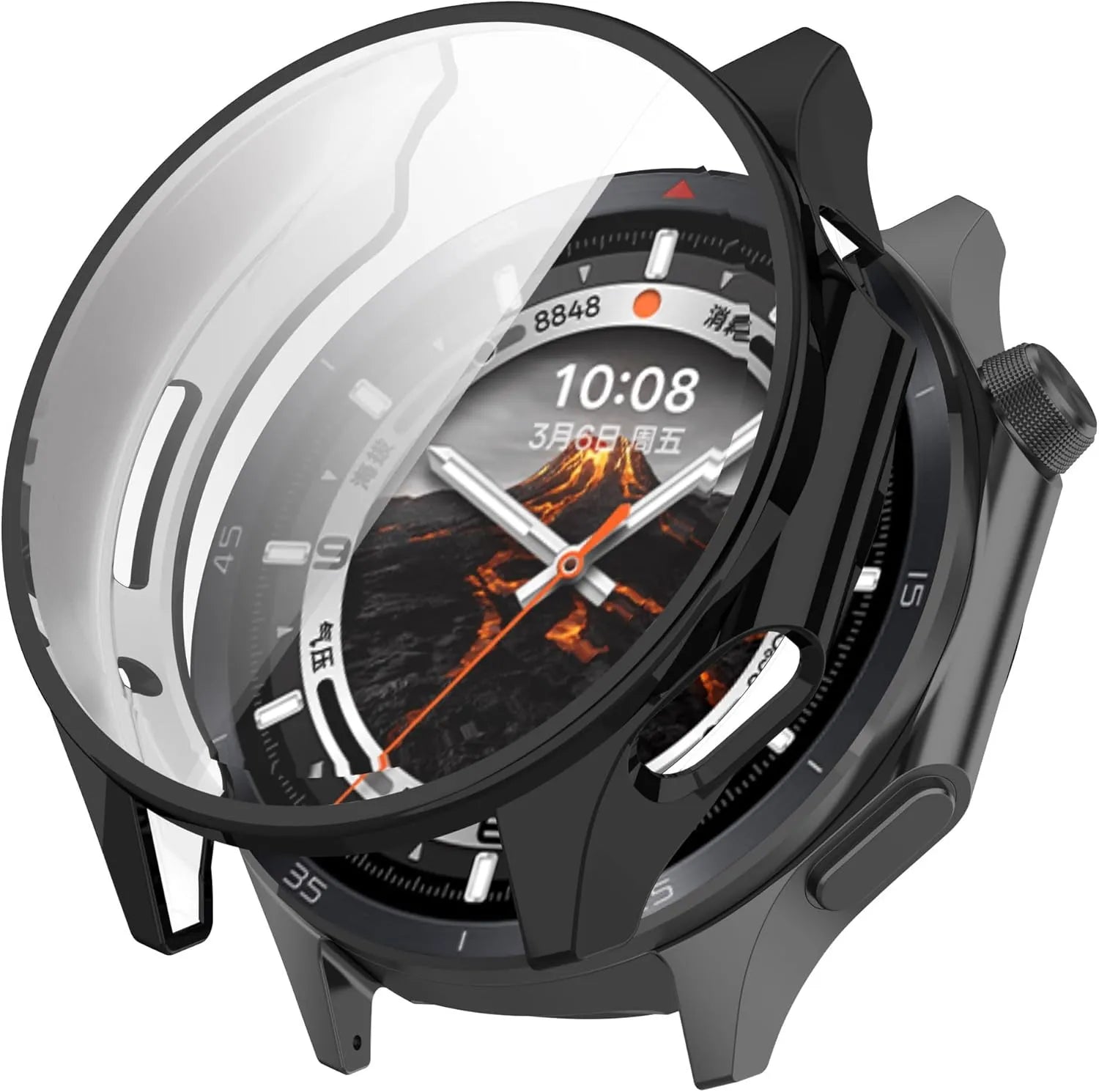 Coque TPU OnePlus Watch 3 (noir)