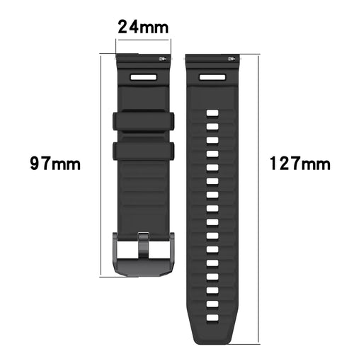 Bracelet silicone Coros Apex 4 - 46mm (orange)