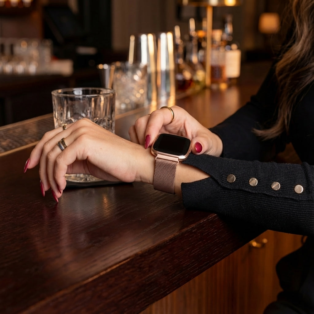 Bracelet Milanais Fitbit Versa (rose)