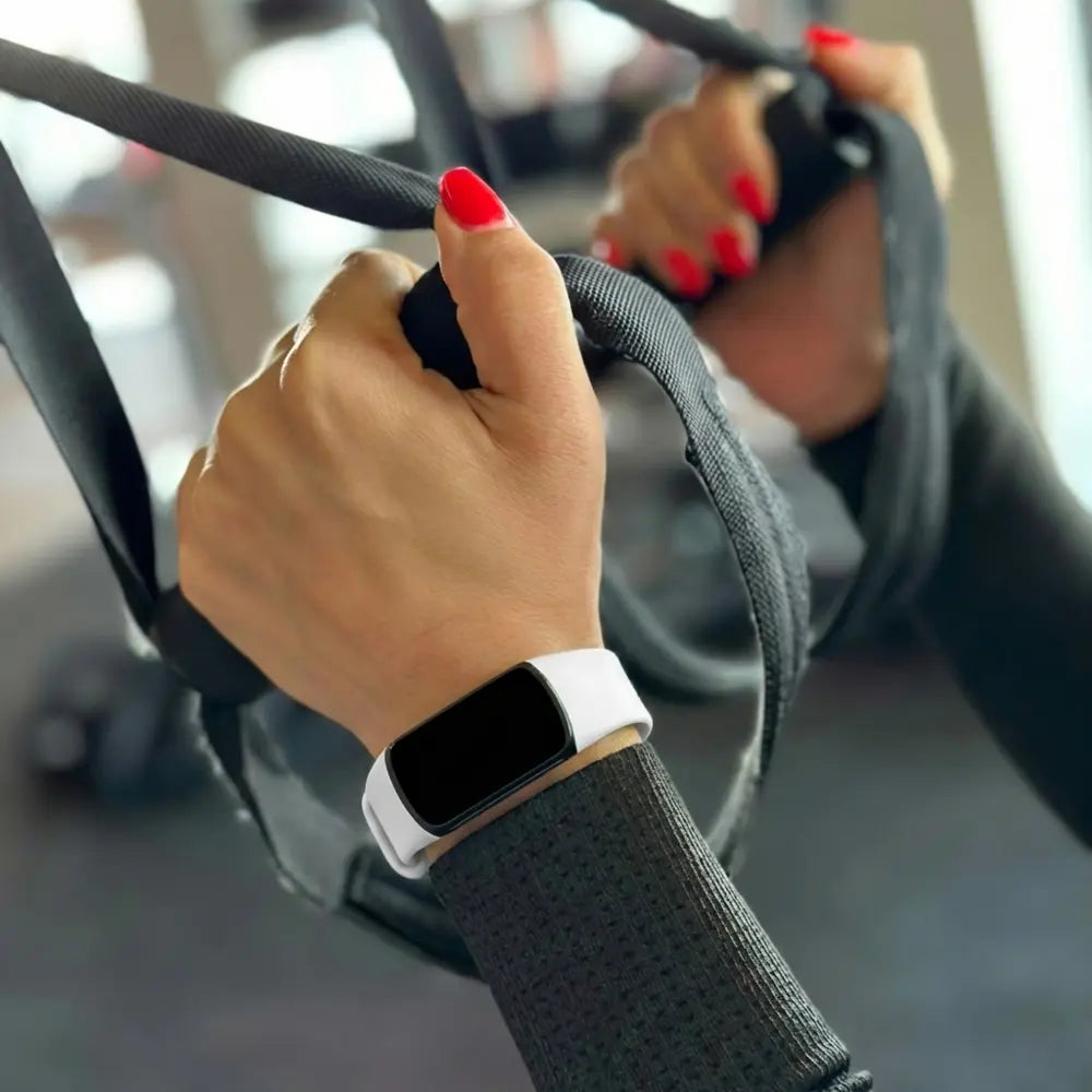 Bracelet silicone Fitbit Charge 5 (blanc)