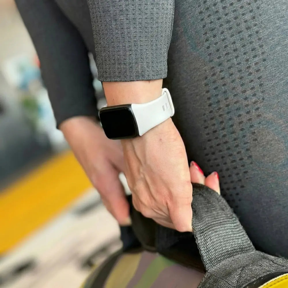 Bracelet silicone Fitbit Charge 5 (blanc)