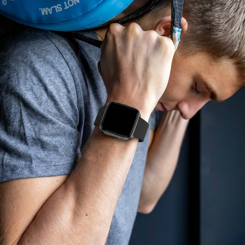 Bracelet silicone Fitbit Versa (noir)