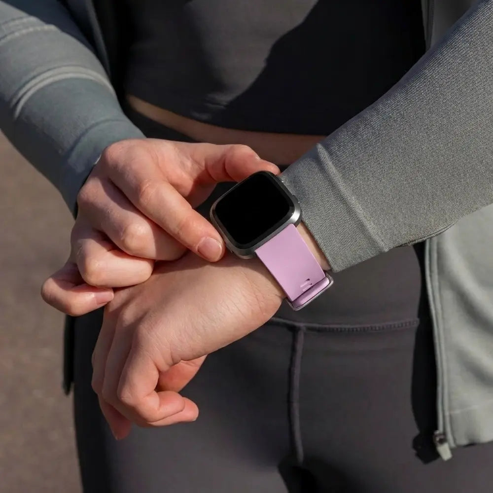 Fitbit Versa-Versa 2 Silicone Strap (Pink)