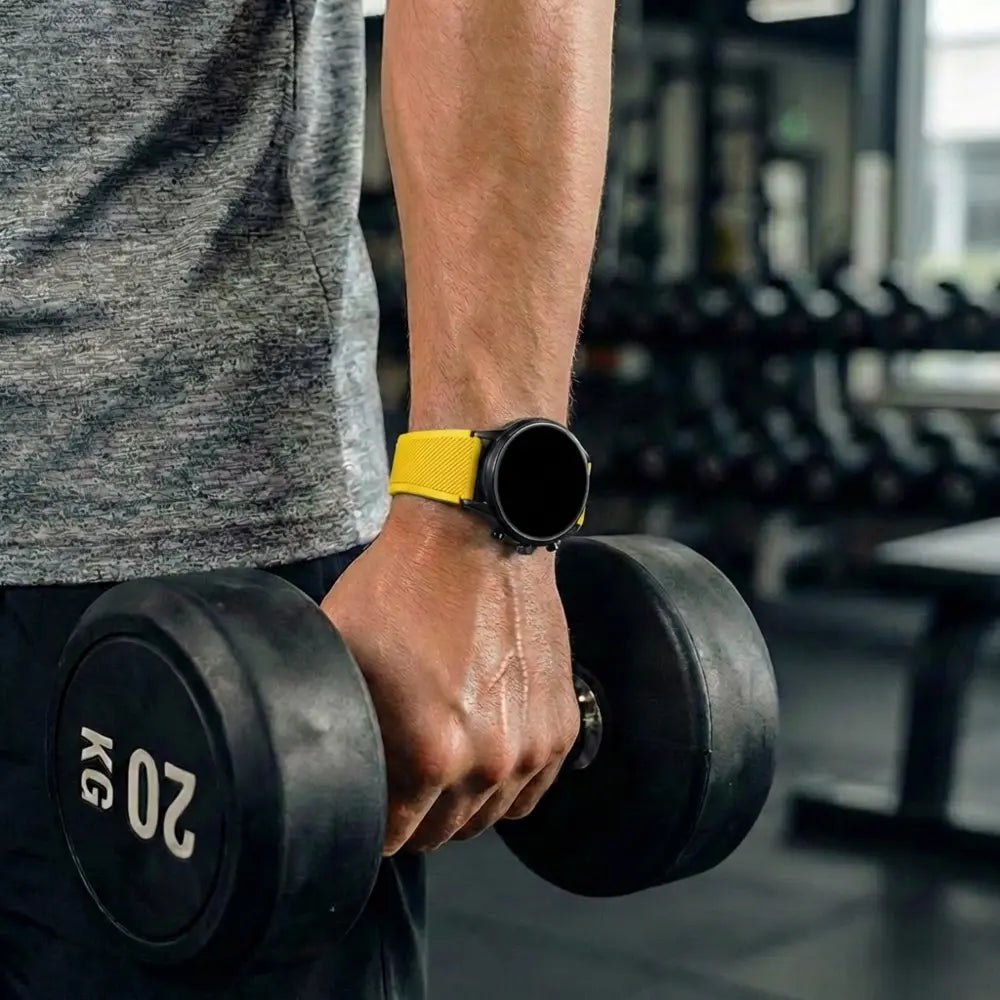 Fossil Gen 5 Silicone Strap (Yellow)