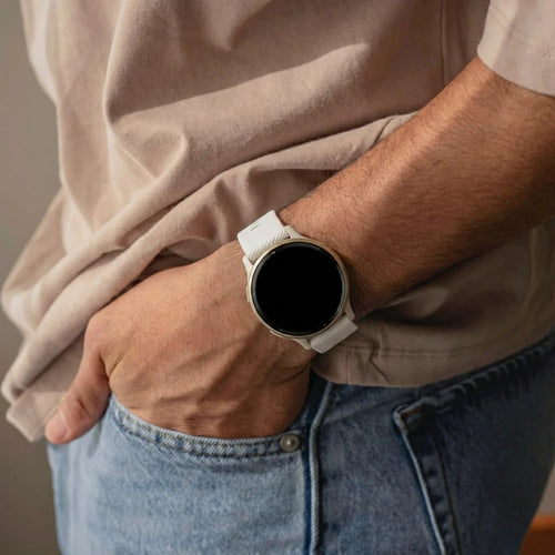 Garmin Forerunner 245 Silicone Strap (White)