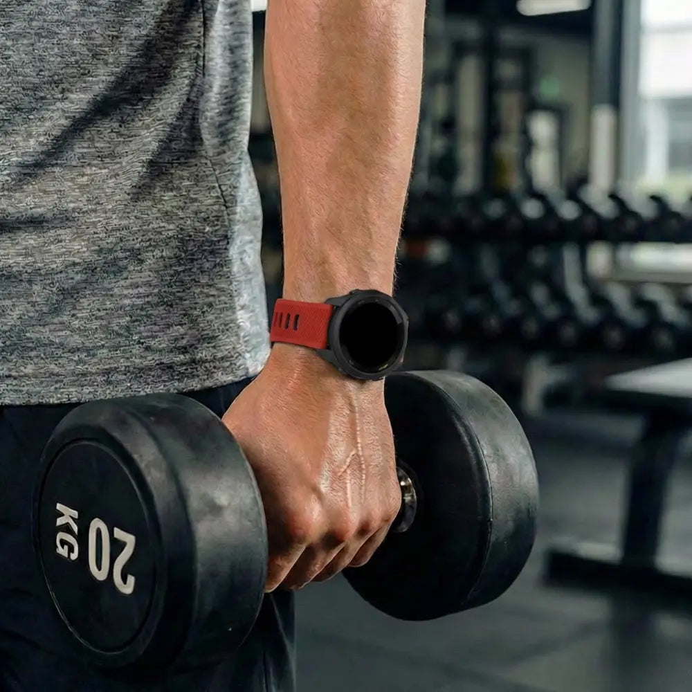 Garmin Forerunner 245 Sport Strap with Buckle (Red/Black)