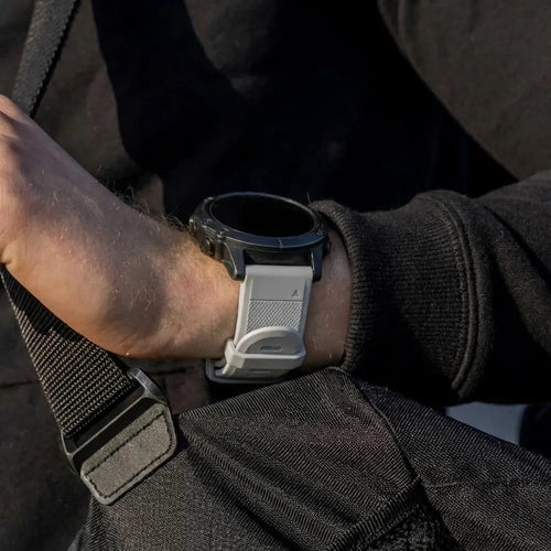 Bracelet silicone Garmin Fenix 7 (gris)