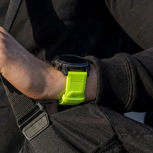 Bracelet silicone Garmin Fenix ​​​​5 / 6 (vert clair)