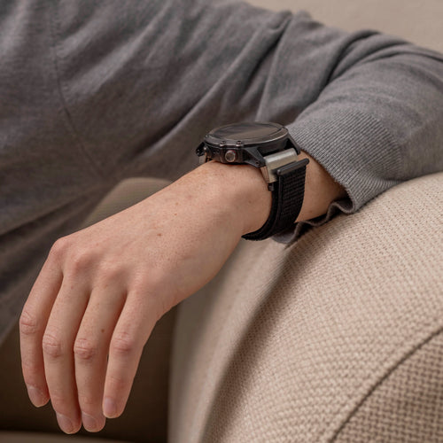 Bracelet nylon Garmin Fenix 7 (noir)