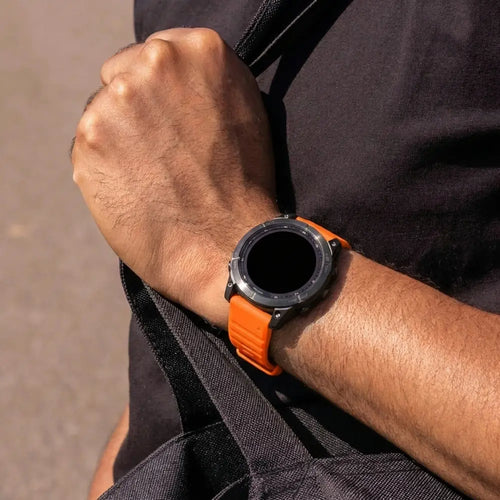 Garmin Fenix 5 / 6 Outdoor Silicone Strap (Orange)
