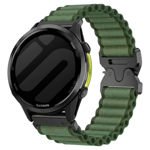 Bracelet nylon Outdoor Garmin Descent G2 (vert)