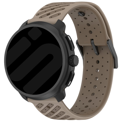 Polar Street X Striped Silicone Strap (Brown)
