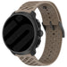 Coros Apex 46mm Striped Silicone Strap (Brown)