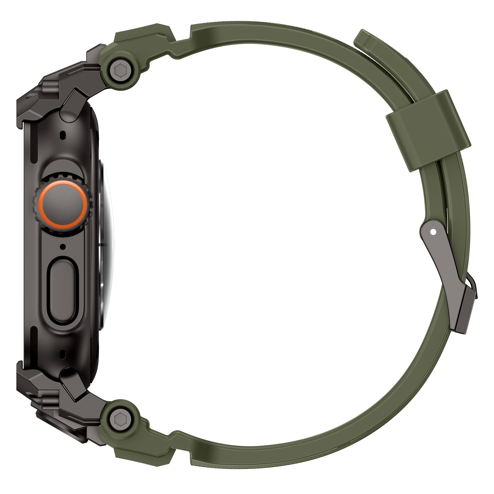 Bracelet silicone 'Cuatro garras' Apple Watch (vert)