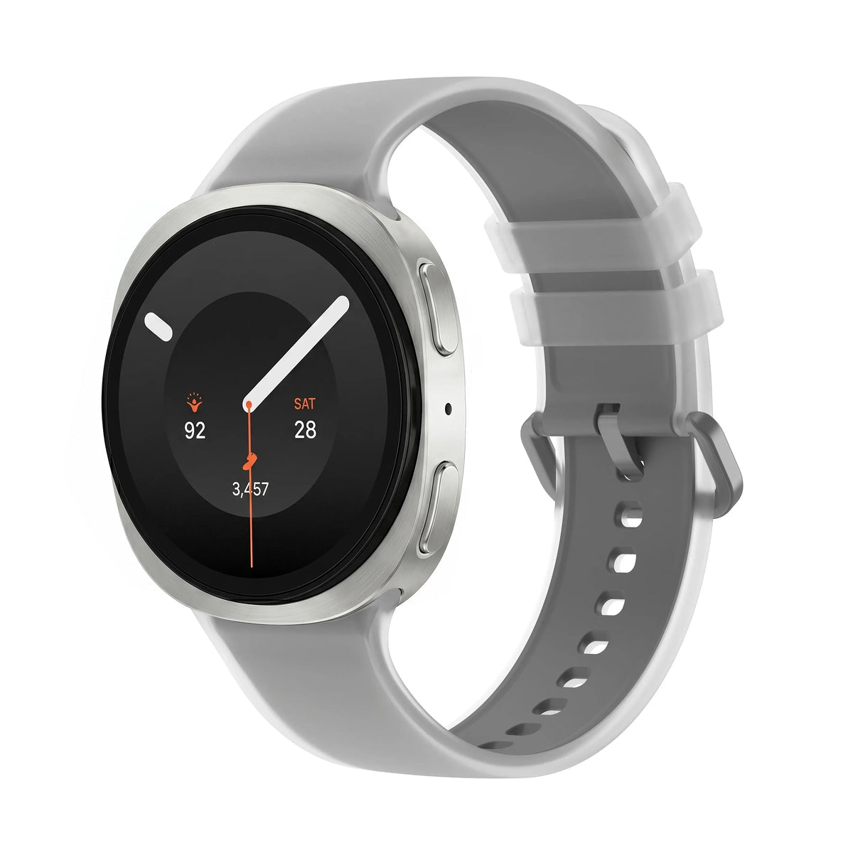 Bracelet silicone jelly Samsung Galaxy Watch 8 - 44mm (gris)