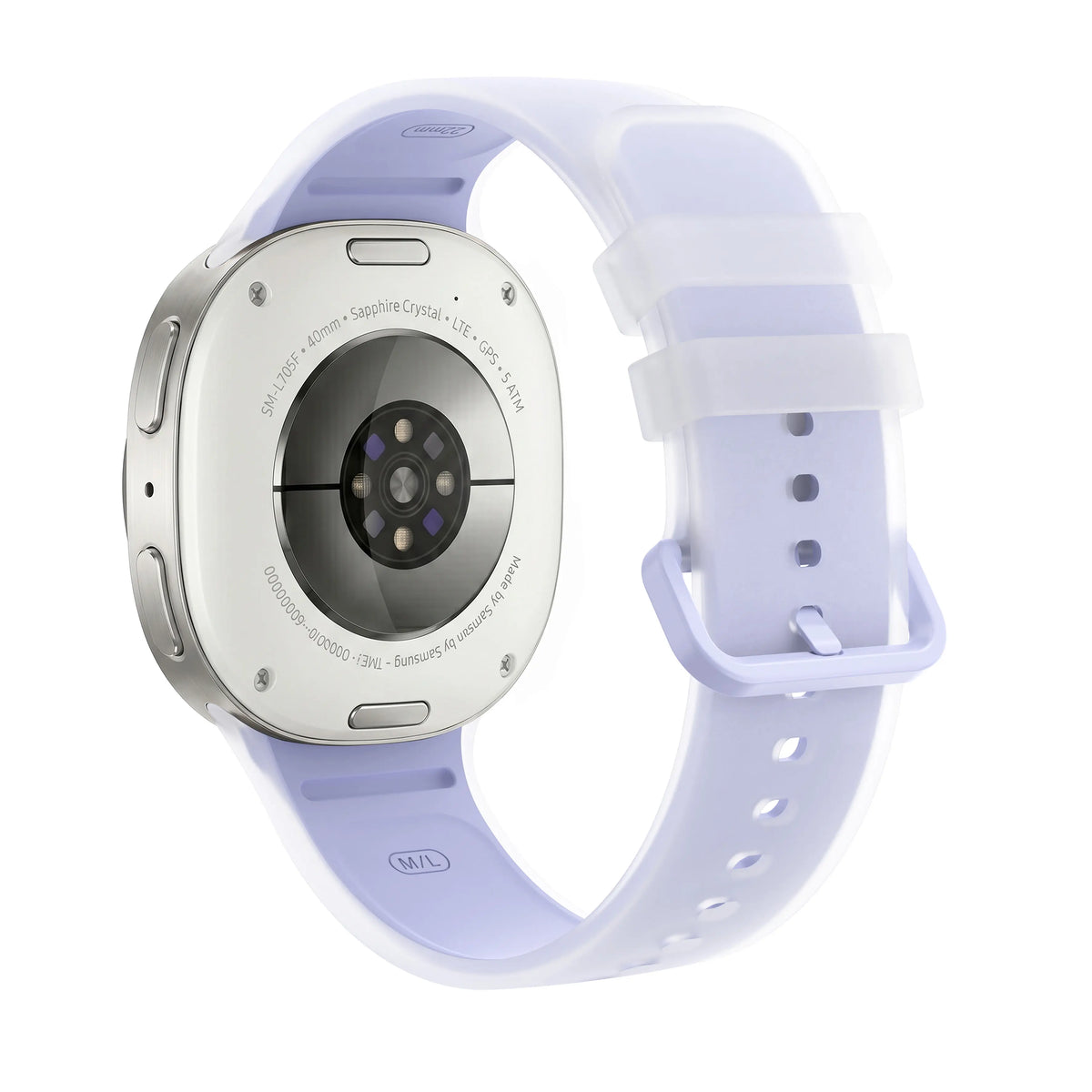 Samsung Galaxy Watch 9 - 44mm Jelly Silicone Strap (Lilac)