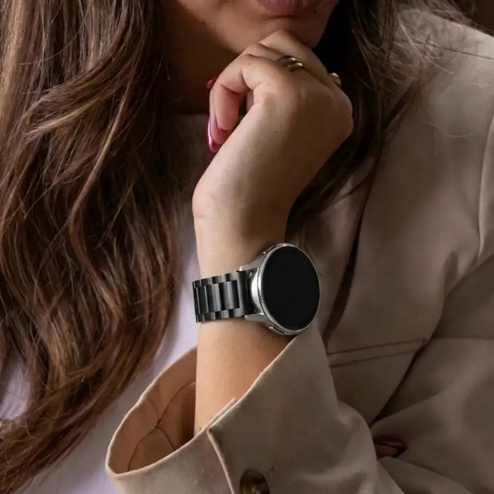 Garmin Fenix 5s/6s Steel Strap (Black)