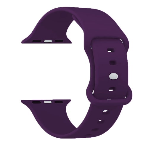 Apple Watch Silicone Strap Classic (Dark Purple)