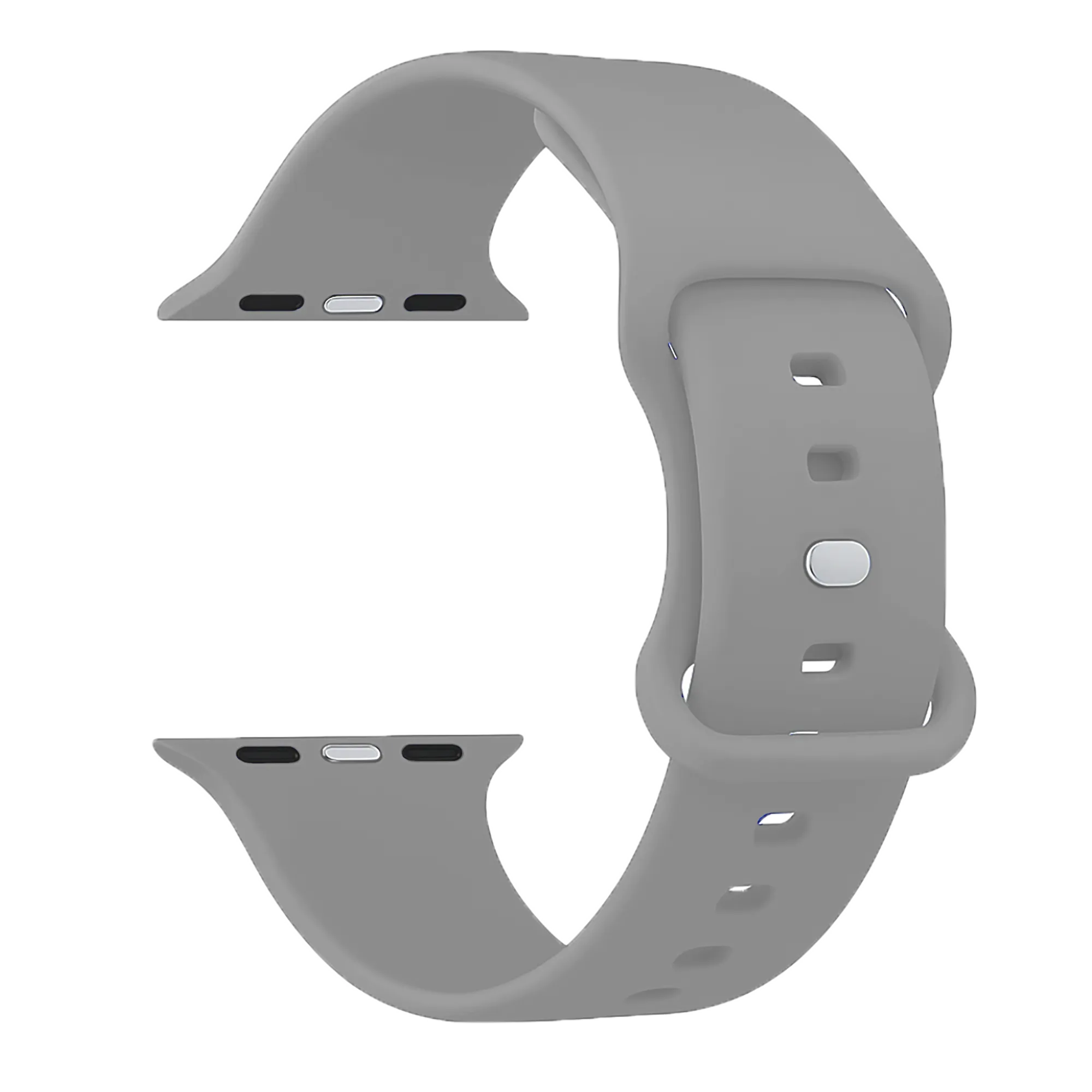 Bracelet Apple Watch silicone (gris)