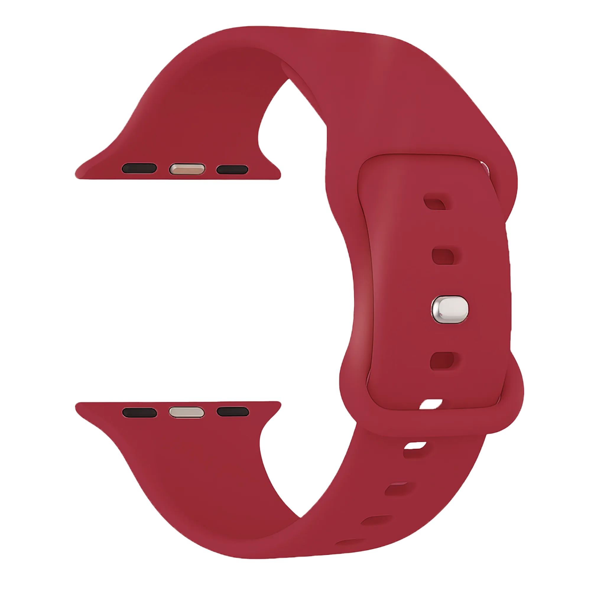Bracelet Apple Watch silicone (bordeaux)
