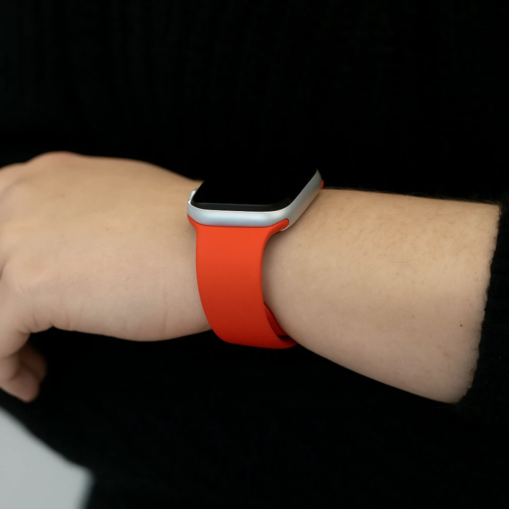 Bracelet Apple Watch silicone  (corail)