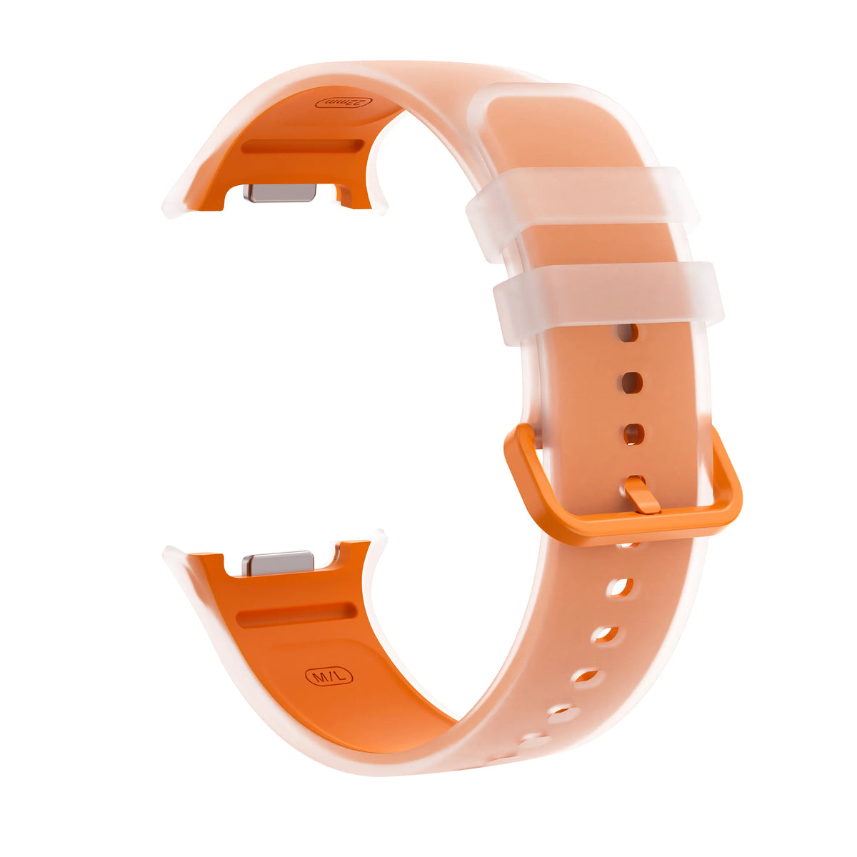Samsung Galaxy Watch 8 - 44mm Jelly Silicone Strap (Orange)