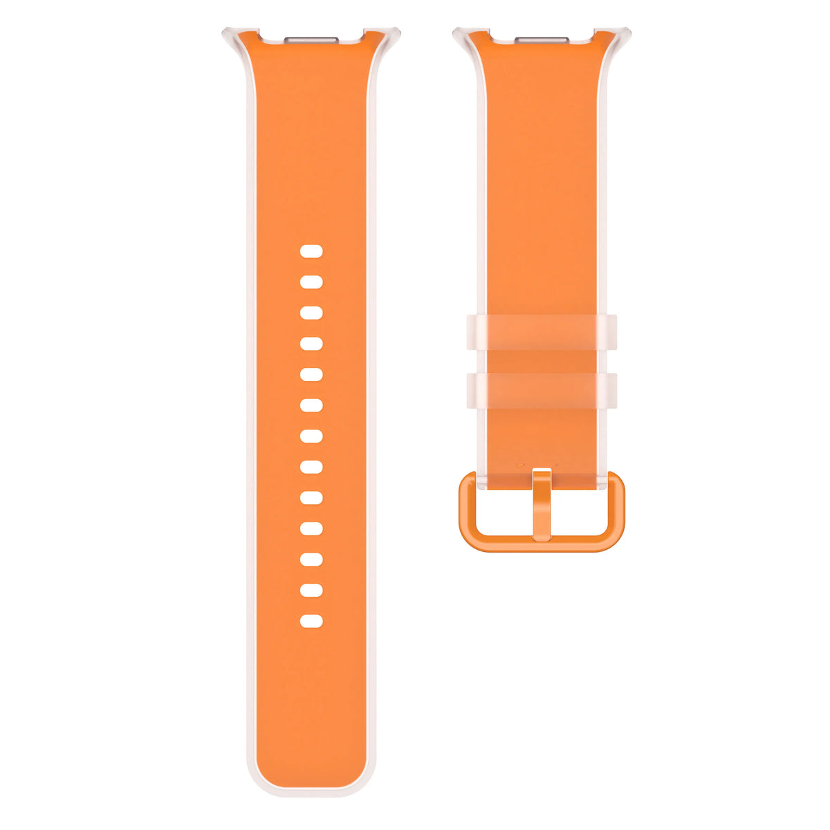 Samsung Galaxy Watch 8 - 40mm Jelly Silicone Strap (Orange)