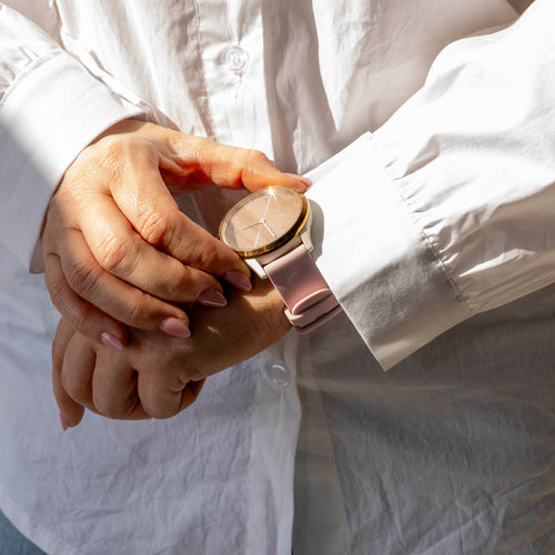 Bracelet silicone de luxe Samsung Galaxy Watch 6 - 44mm (rose)