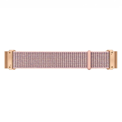 Bracelet nylon premium Garmin Descent MK2S (rose sable)