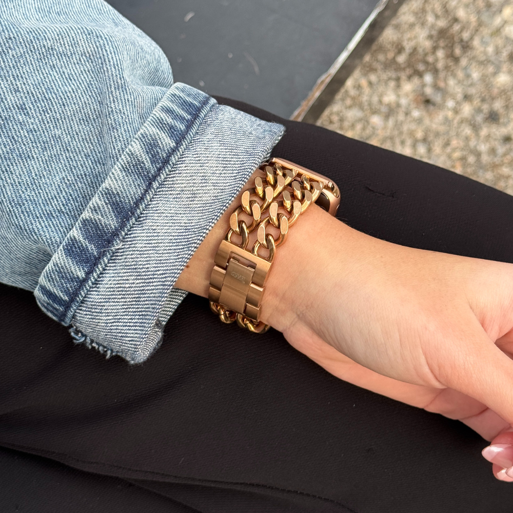 xoxo Wildhearts Apple Watch Steel Strap - Chain strap (Rose Gold) - 38/40/41/42mm