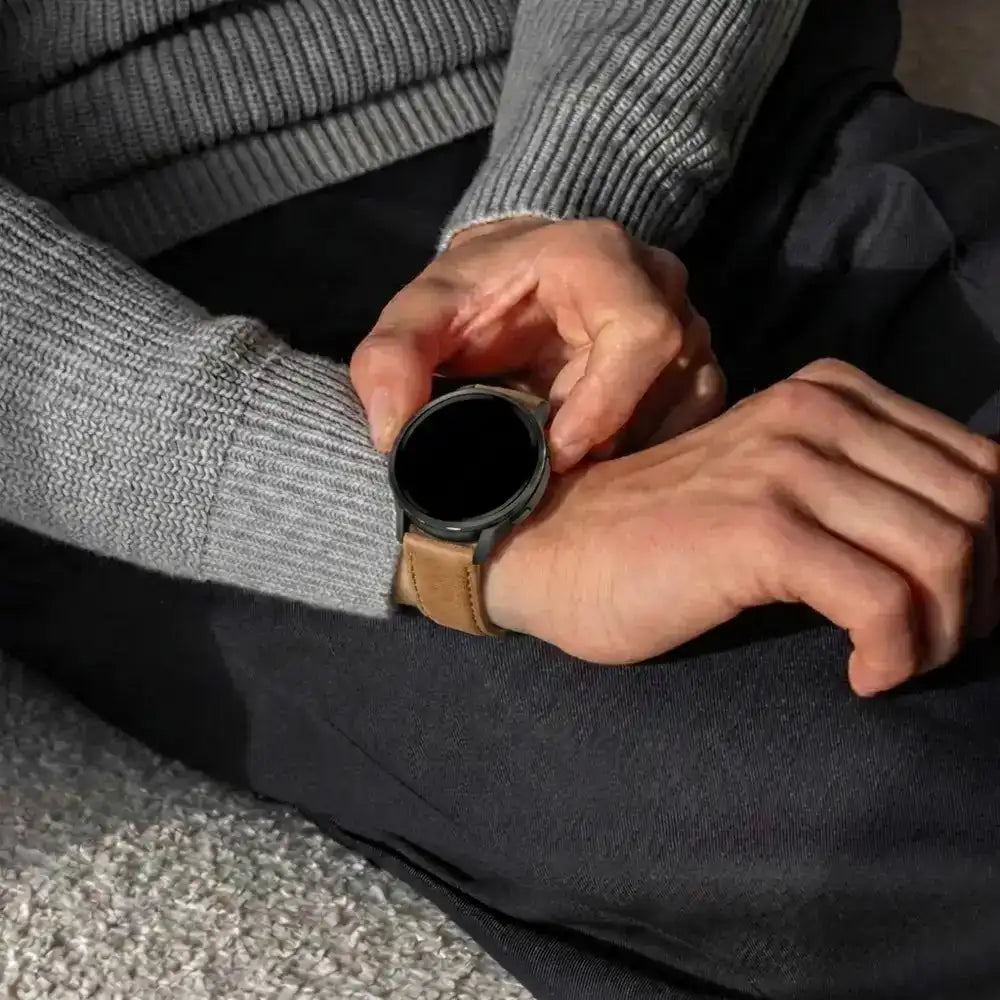 Bracelet cuir Samsung Galaxy Watch 7 - 44mm (marrón)