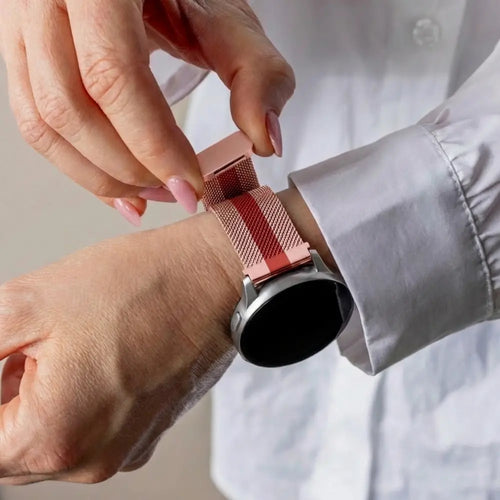 Bracelet Milanais Samsung Galaxy Watch 42mm (rouge/rose)